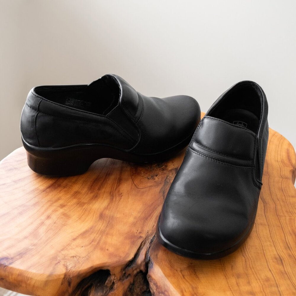 Ariat Black Leather Clogs Size 10 Nurse Shoes
